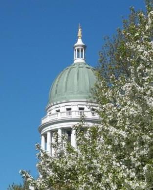 State House Dome, before