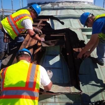 State House Dome, Removal